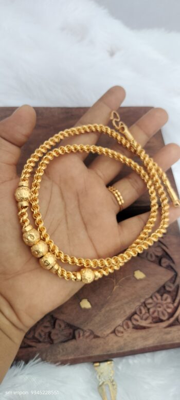 murukkal chain with 5 balls mop chain sm010